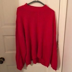 Pink/Red long sleeve sweater